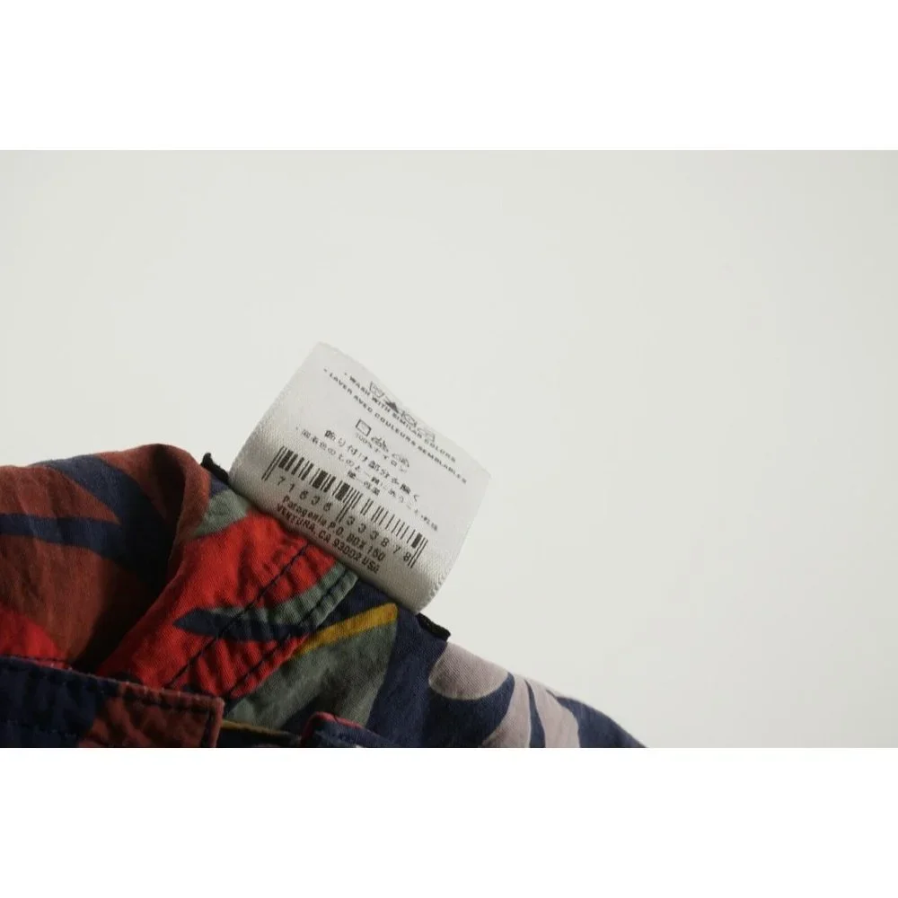 Patagonia Wavefarer Recent Board Short‎ Men's 28 Blue Red Orange Floral Nylon